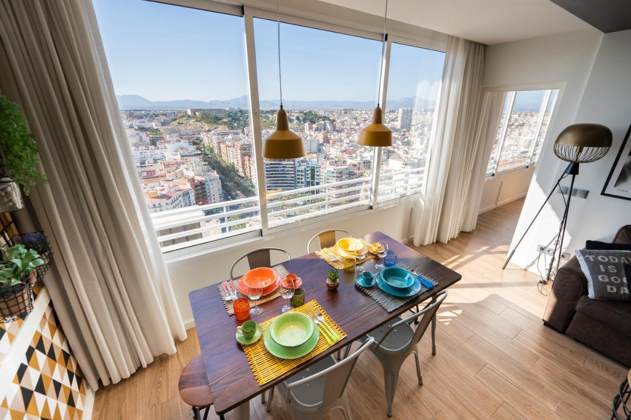Charming Downtown Skyscrapper Daire Alicante Dış mekan fotoğraf